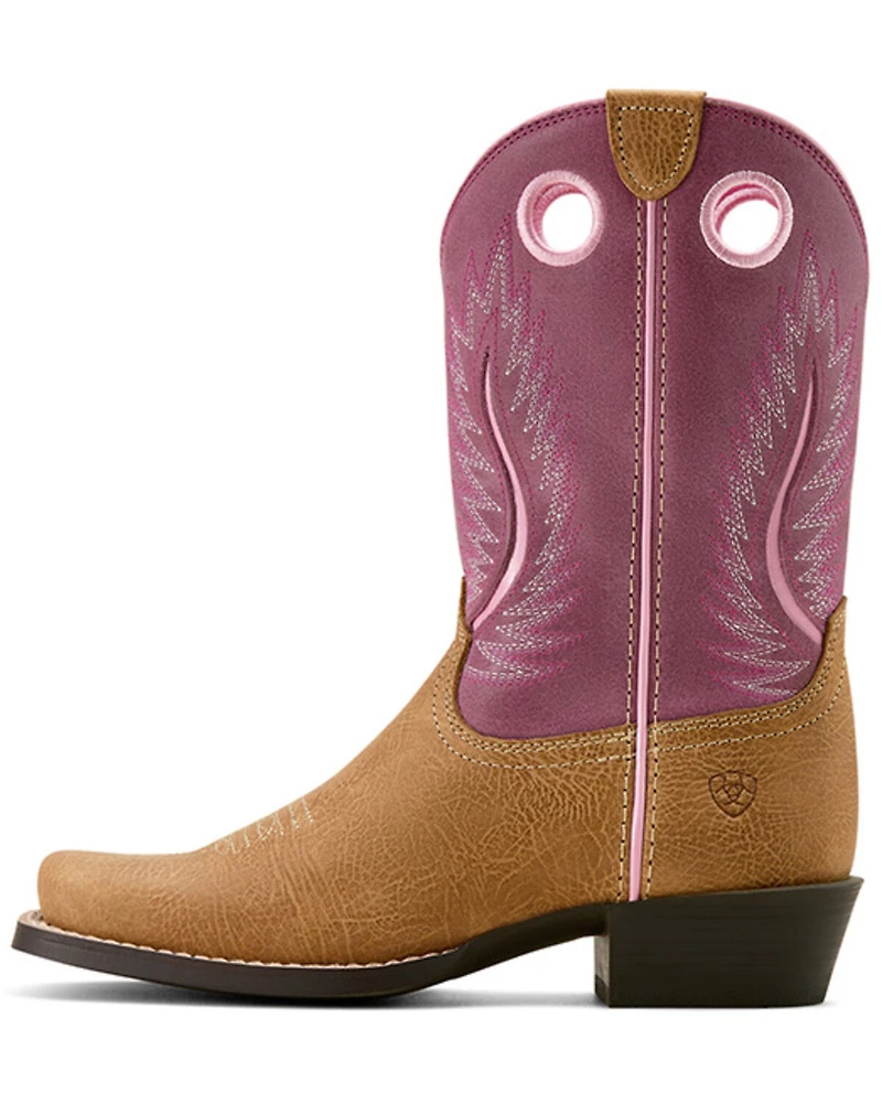 Ariat Girls' Futurity Western Boots - Broad Square Toe