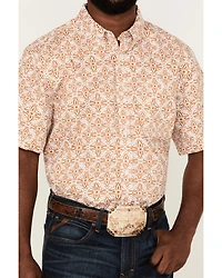 RANK 45® Men's Kickin Southwestern Print Short Sleeve Button-Down Western Shirt