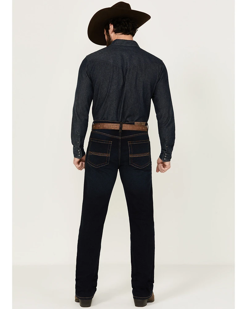Cody James Men's Bay Roan Wash Jackson Slim Straight Stretch Denim Jeans