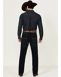 Cody James Men's Bay Roan Wash Jackson Slim Straight Stretch Denim Jeans