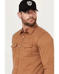 Cody James Men's FR Lightweight Solid Long Sleeve Snap Work Shirt
