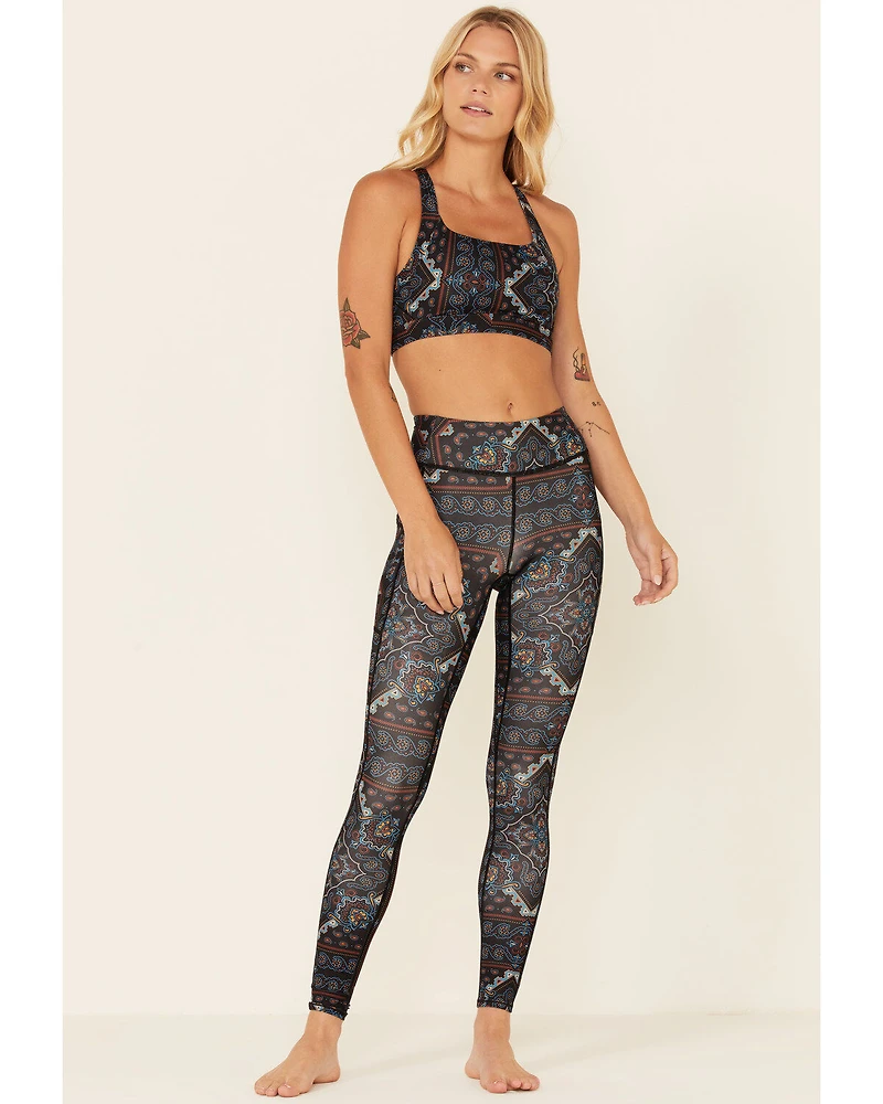Shyanne Women's Medallion Print Riding Leggings