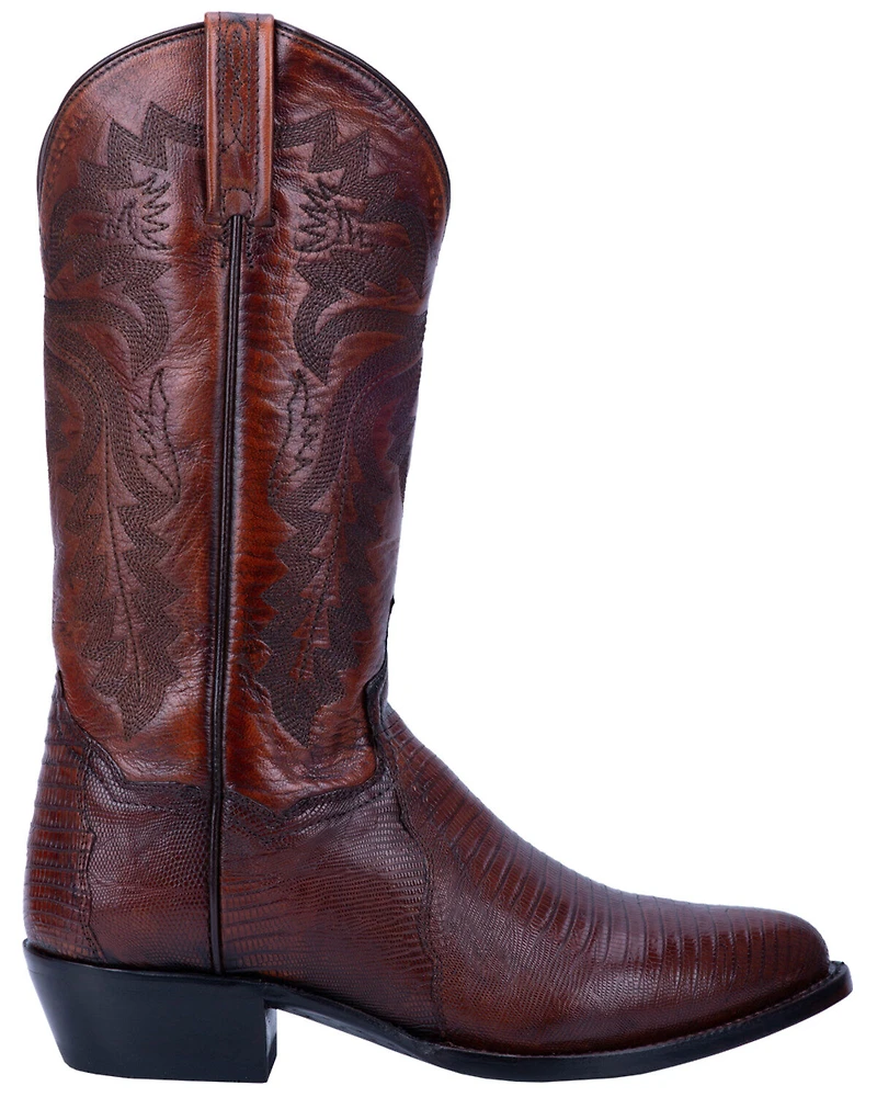Dan Post Men's Winston Exotic Lizard Western Boots - Round Toe