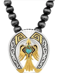 Montana Silversmiths Women's Rise Above Beaded Pendant Necklace