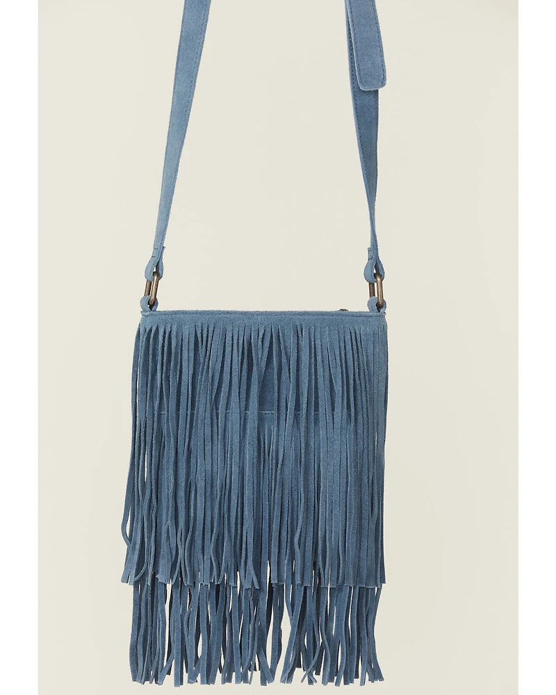 Idyllwind Women's Camarillo Fringe Suede Crossbody Bag