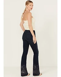 Shyanne Women's Mojave Dark Wash High Rise Stretch Bootcut Jeans