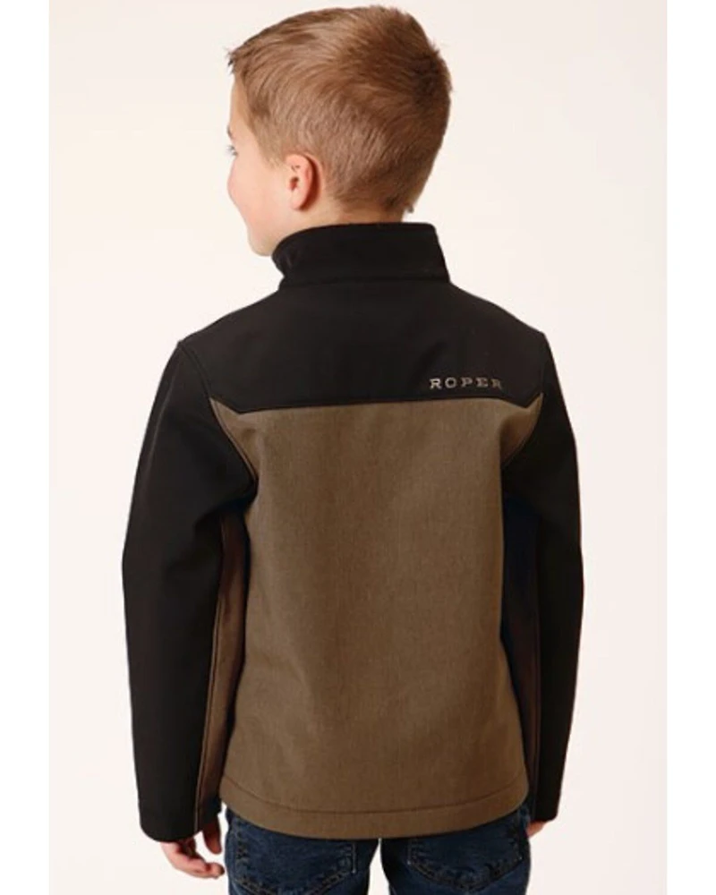 Roper Boys' Pieced Softshell Jacket