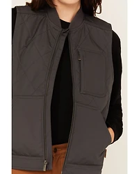 Lucky Brand Workwear Women's Tactical Insulated Canvas Quilted Vest