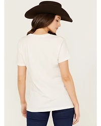 Wrangler Women's Long Live Cowboys Short Sleeve Graphic Tee