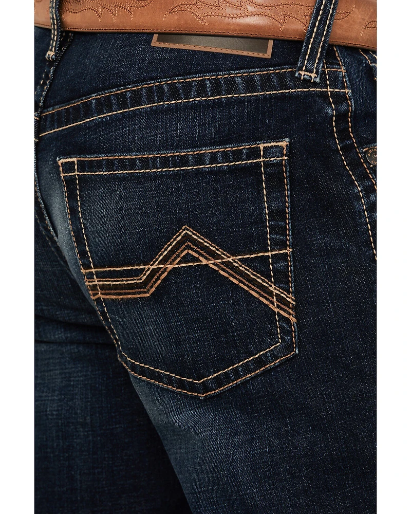 Ariat Men's Boot Barn Exclusive M4 Gunner Dark Wash Relaxed Stretch Denim Jeans