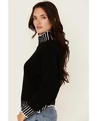 Revel Women's Whip Stitch Turtleneck Sweater