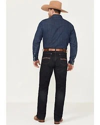 Wrangler Men's 20X Dark Wash Vintage Bootcut Stretch Denim Jeans
