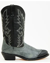 Laredo Men's Lizard Print Wingtip Western Boots - Round Toe
