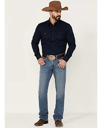 Cody James Men's Roughstock Wash Jackson Slim Straight Rigid Denim Jeans