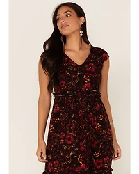 Idyllwind Women's Floral Willow Branch Midi Dress