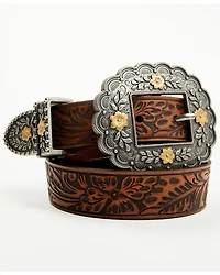 Shyanne Women's Ellery Floral Leather Belt
