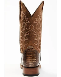 Cody James Men's Cobra Brown Exotic Western Boots - Broad Square Toe