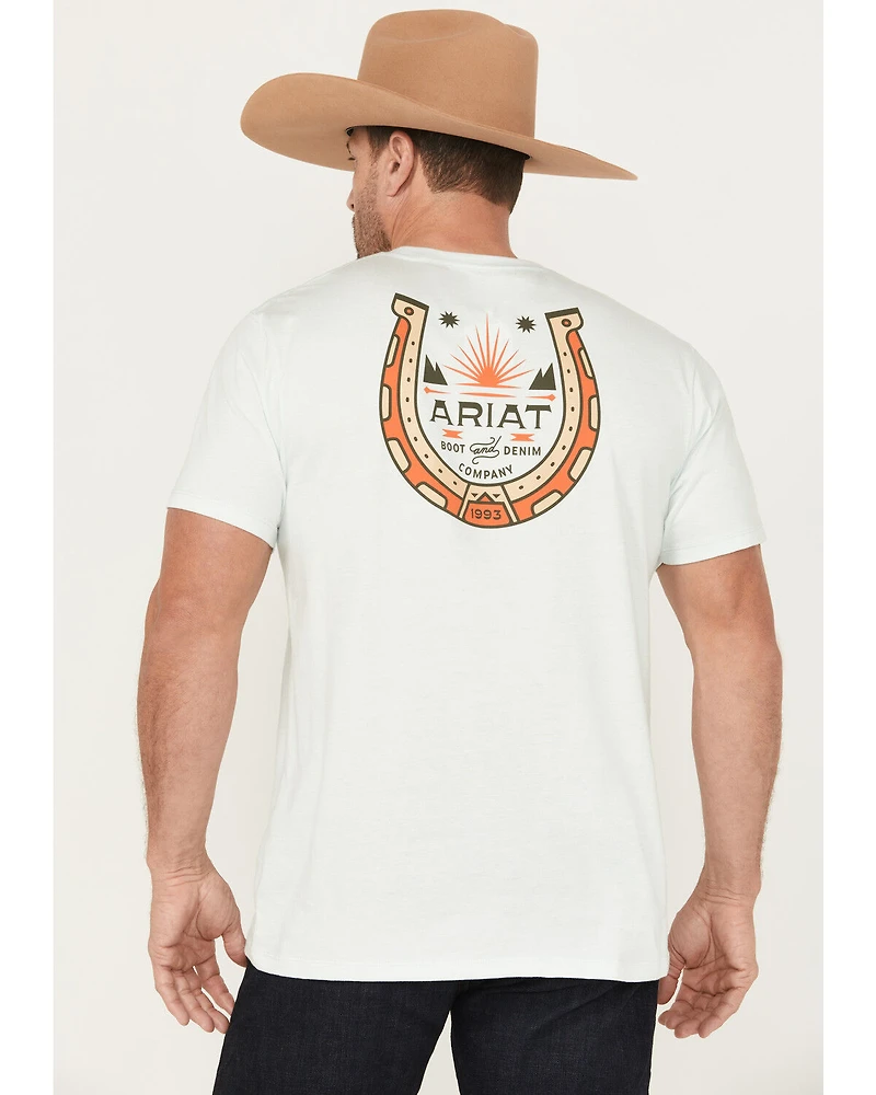 Ariat Men's Horseshoe Short Sleeve Graphic T-Shirt