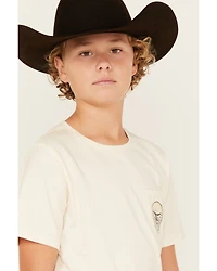 Sable Sky Boys' Howdy Short Sleeve Graphic T-Shirt