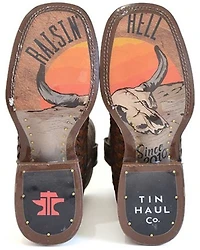 Tin Haul Men's Ripples Western Boots - Broad Square Toe