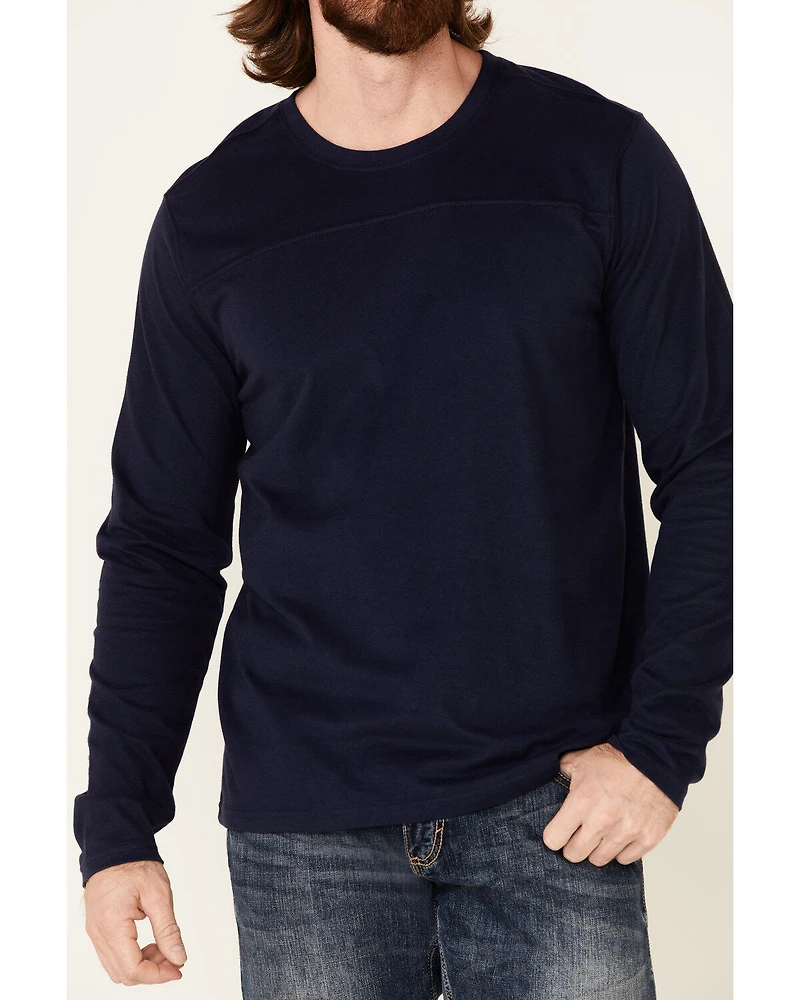 North River Men's Moleskin Crew Long Sleeve T-Shirt