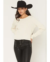 Rock & Roll Denim Women's Solid Long Sleeve Shirt