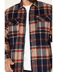 Dakota Grizzly Sherpa Lined Wool Shacket