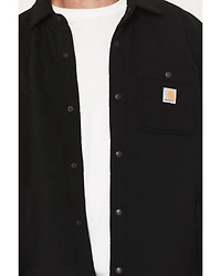 Carhartt Men's Rain Defender® Loose Fit Heavyweight Quilted Snap Front Shirt Jacket