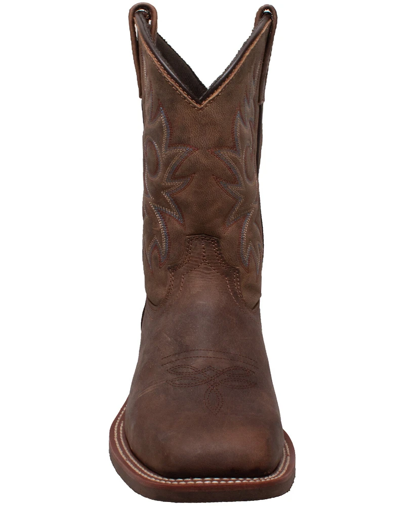 Ad Tec Men's Oiled Western Boots - Square Toe