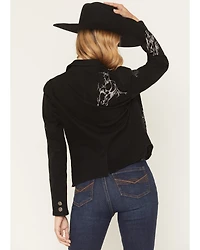 Blue B Women's Western Embroidered Blazer