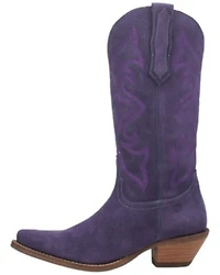 Dingo Women's Out West Suede Western Boots - Round Toe