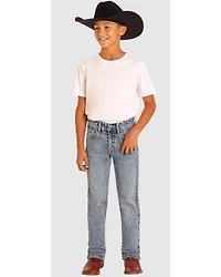 Hooey by Rock & Roll Denim Boys' Revolver Slim Straight Stretch Jeans