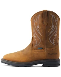 Ariat Men's Sierra Shock Shield Waterproof Western Work Boots - Soft Toe