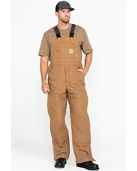 Carhartt Men's FR Duck Quilt-Lined Bib Overalls