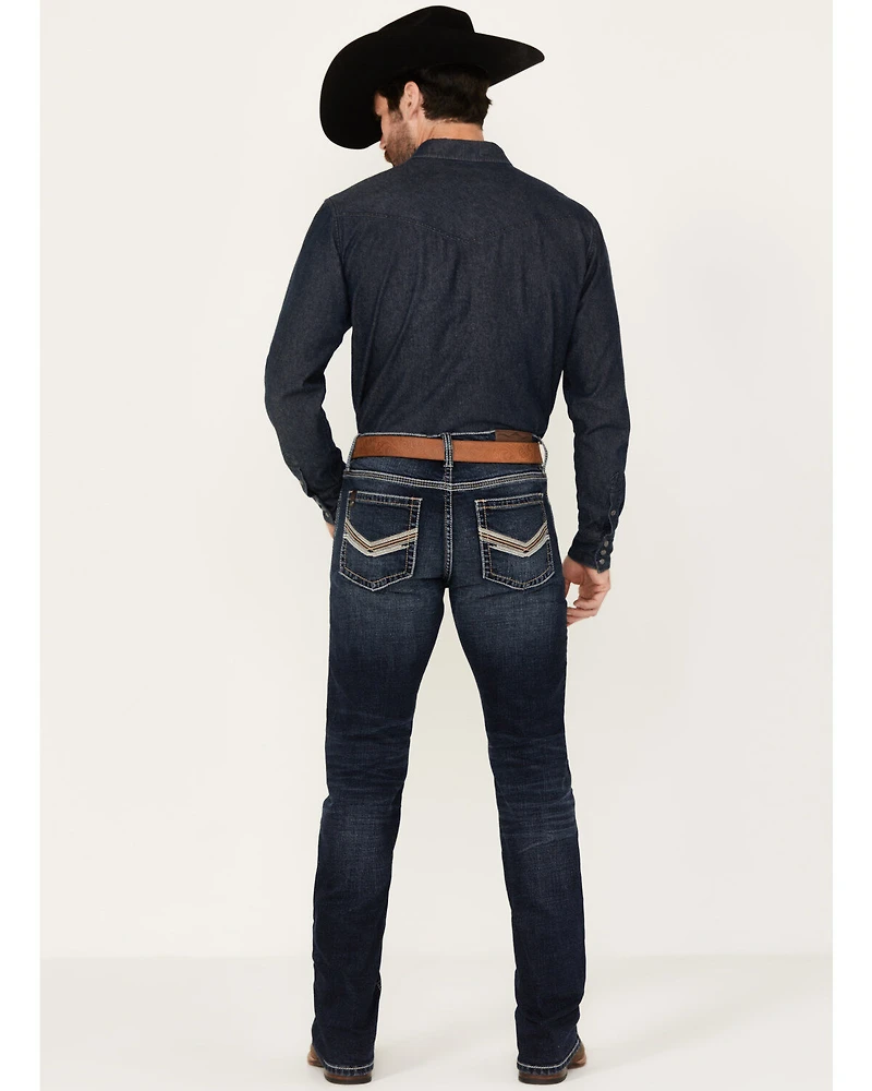 Cody James Men's Moonbeam Wash Jackson Slim Straight Stretch Denim Jeans