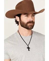Cody James Men's Matte Cross Necklace