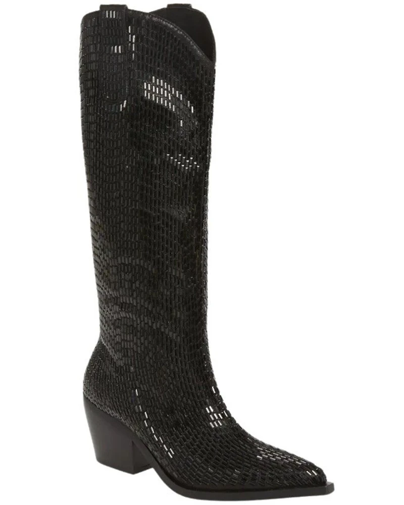 Azalea Wang Women's Driven Tall Western Boots - Snip Toe