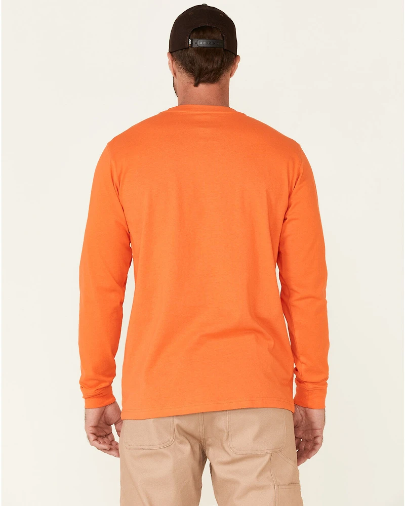 Hawx Men's Forge Long Sleeve Work Pocket T-Shirt