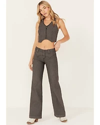 Idyllwind Women's Annex Herringbone Revel Mid Rise Stretch Trouser Pants