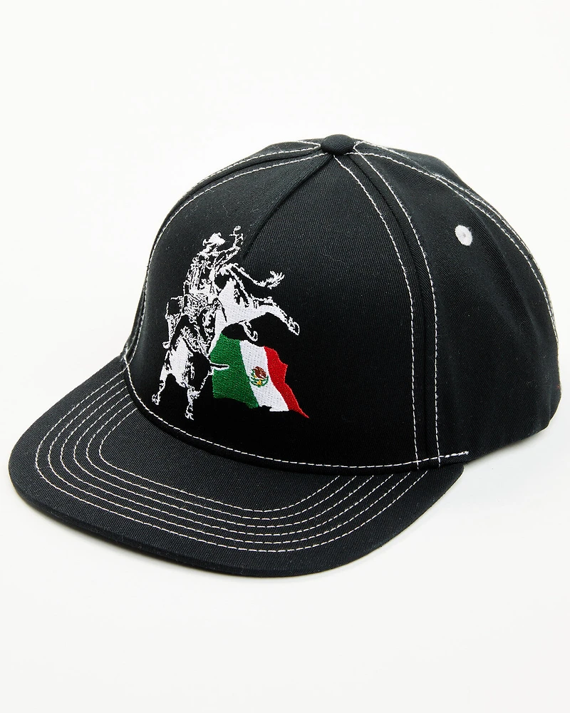 Cowboy Hardware Men's Mexico Flag Bull Rider Ball Cap
