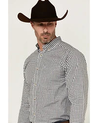 Ariat Men's Creek Plaid Print Long Sleeve Button-Down Western Shirt