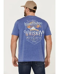 Flag & Anthem Men's Long Ridge Whiskey Burnout Graphic T-Shirt