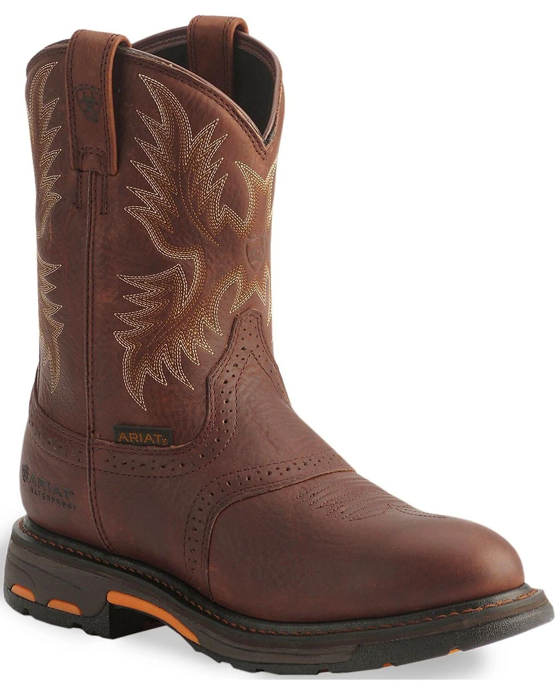 Ariat Men's H2O Workhog Western Work Boots - Composite Toe