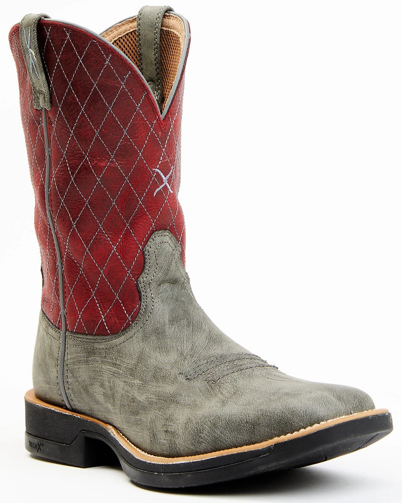 Twisted X Men's Tech Performance Western Boot - Broad Square Toe