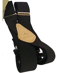 John Deere Leather Patch Suspenders