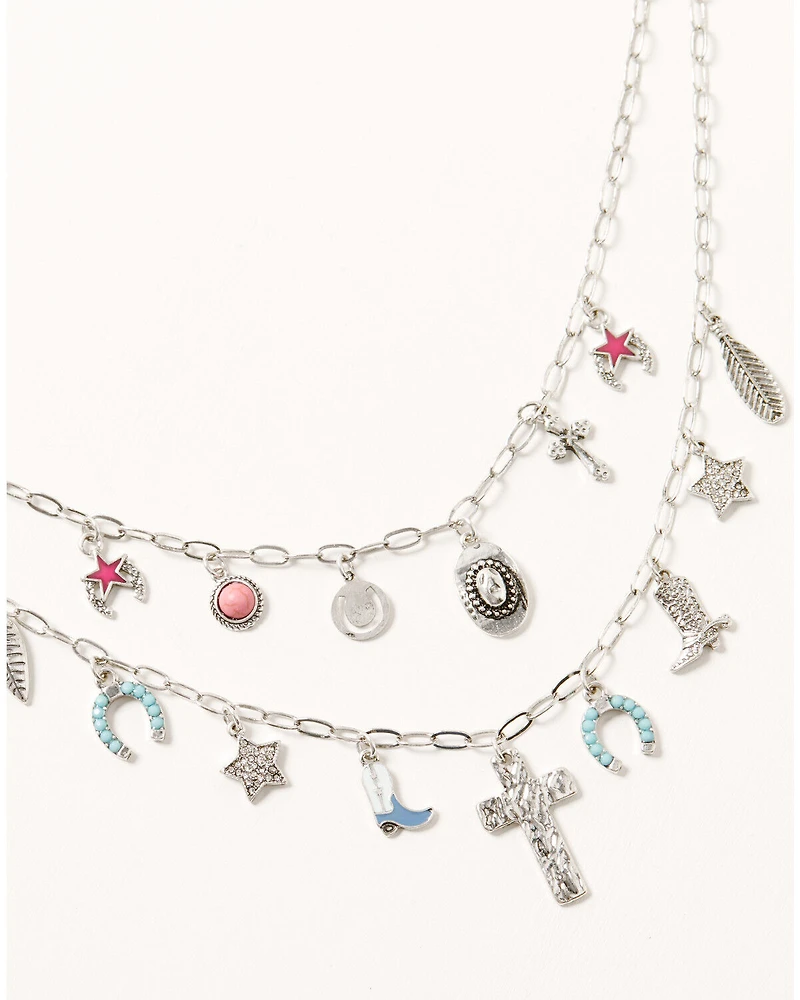 Shyanne Women's Western Charm Layered Necklace