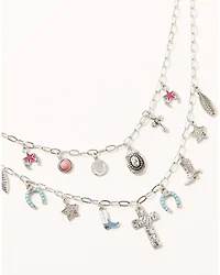 Shyanne Women's Western Charm Layered Necklace