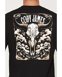 Cody James Men's Steerhead Long Sleeve Graphic T-Shirt