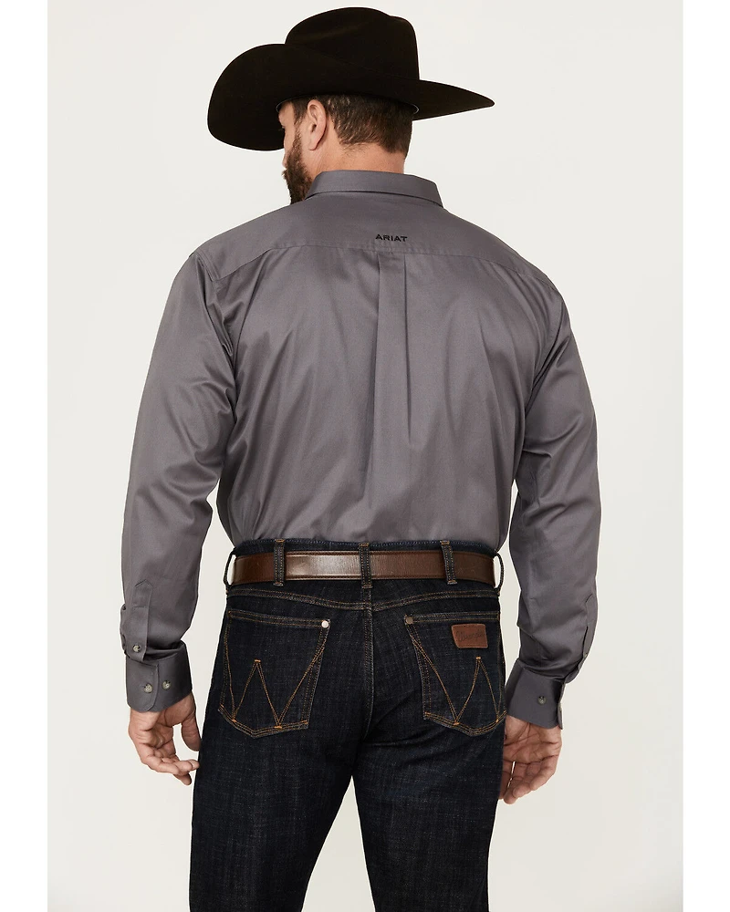 Ariat Men's Team Logo Twill Long Sleeve Button-Down Western Shirt - Tall