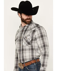 Pendleton Men's Frontier Plaid Print Long Sleeve Snap Western Shirt